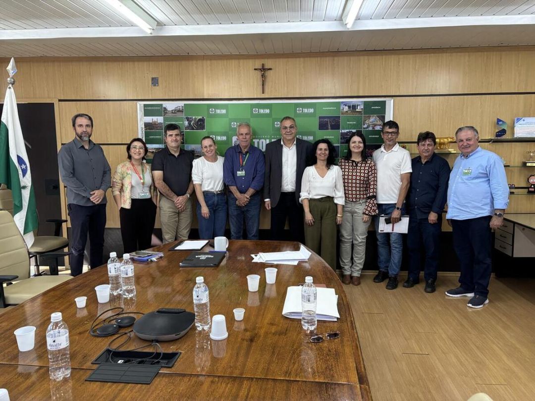 Prefeitura de Toledo recebe equipe da Unioeste para alinhar ações conjuntas