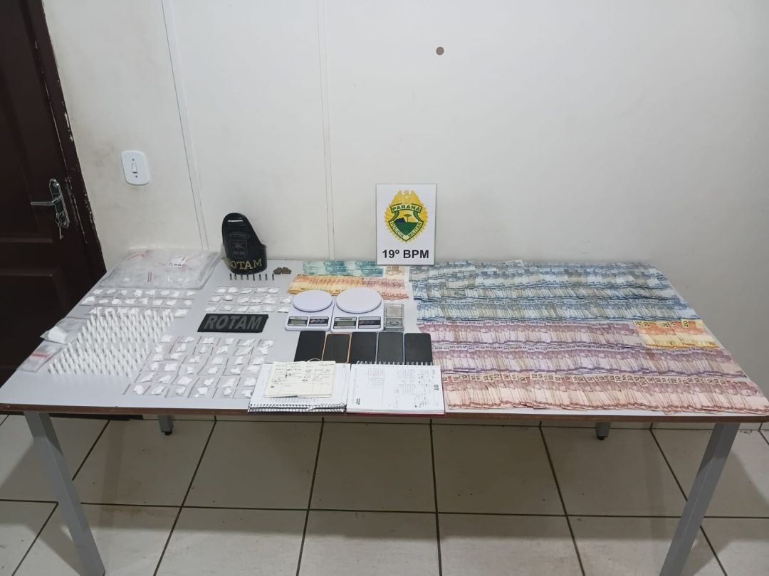 Foragido por tráfico é preso com cocaína e depósitos de drogas em Toledo