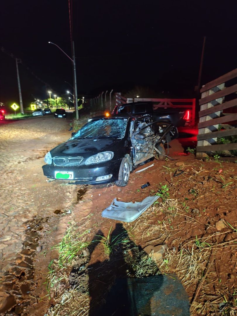 Homem de 57 anos morre após grave acidente na PR-585 em Vera Cruz do Oeste