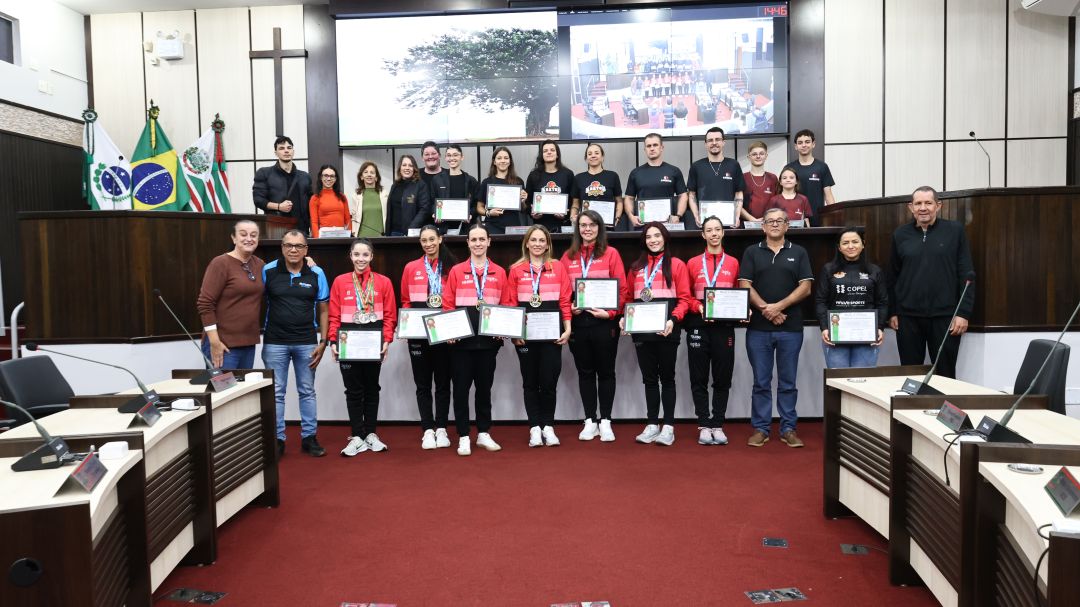 Na Câmara de Toledo, atletas e treinadores locais são homenageados por conquistas esportivas