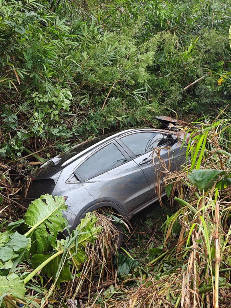 Morador de Toledo fica ferido em acidente na PR-239, em Quatro Pontes