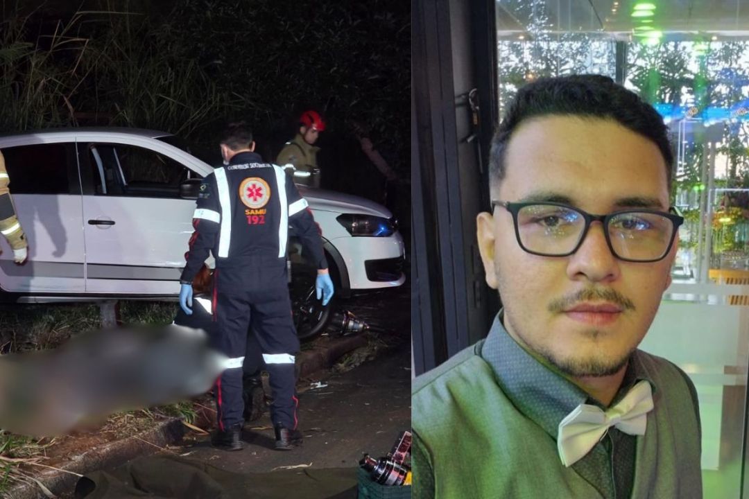 Jovem tenta parar carro que desceu sozinho e morre atropelado pelo próprio veículo, no PR