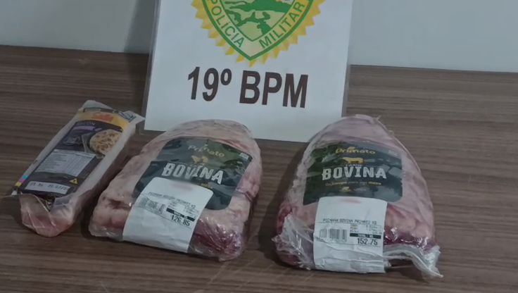 Homem é preso após furtar picanha em supermercado de Toledo