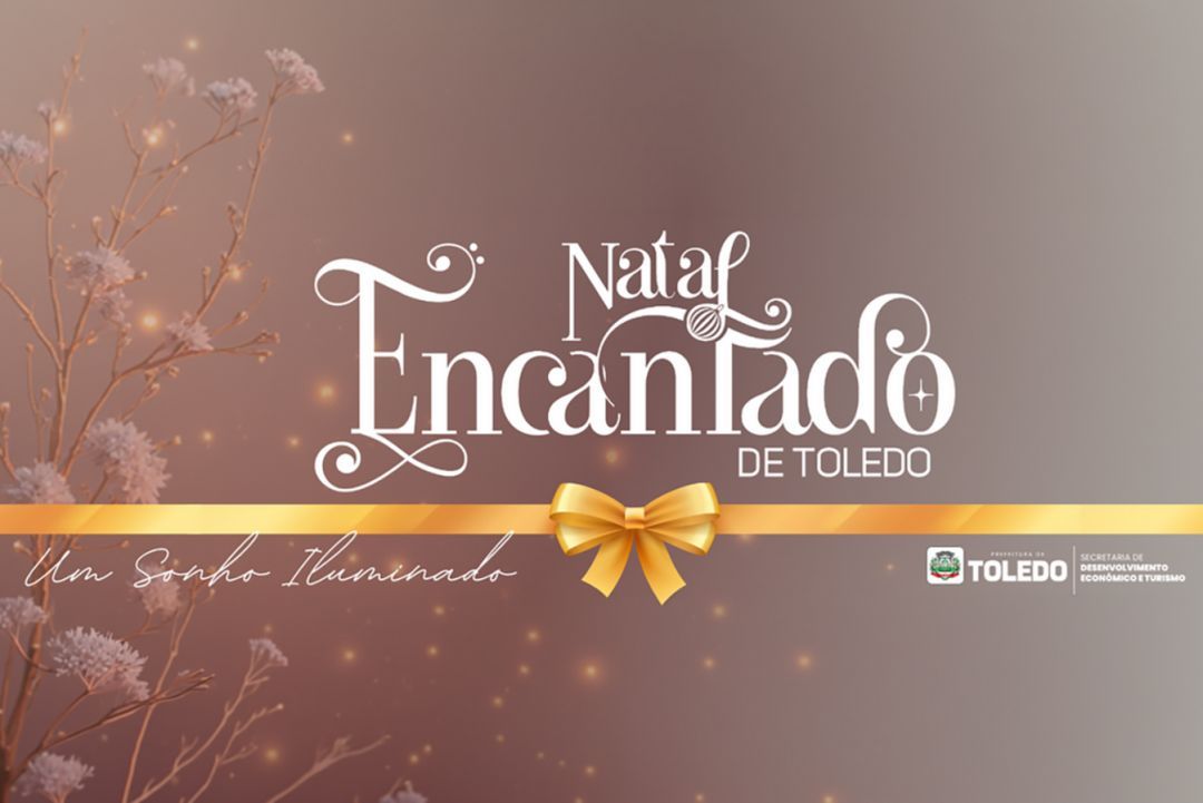 Prefeitura de Toledo prorroga inscrições para empresas interessadas em decorar espaços públicos no Natal de 2026