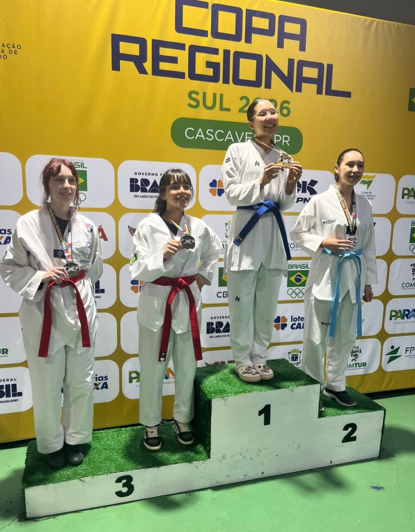 Taekwondo Team Toledo conquista medalhas e bons resultados no Open Regional Sul