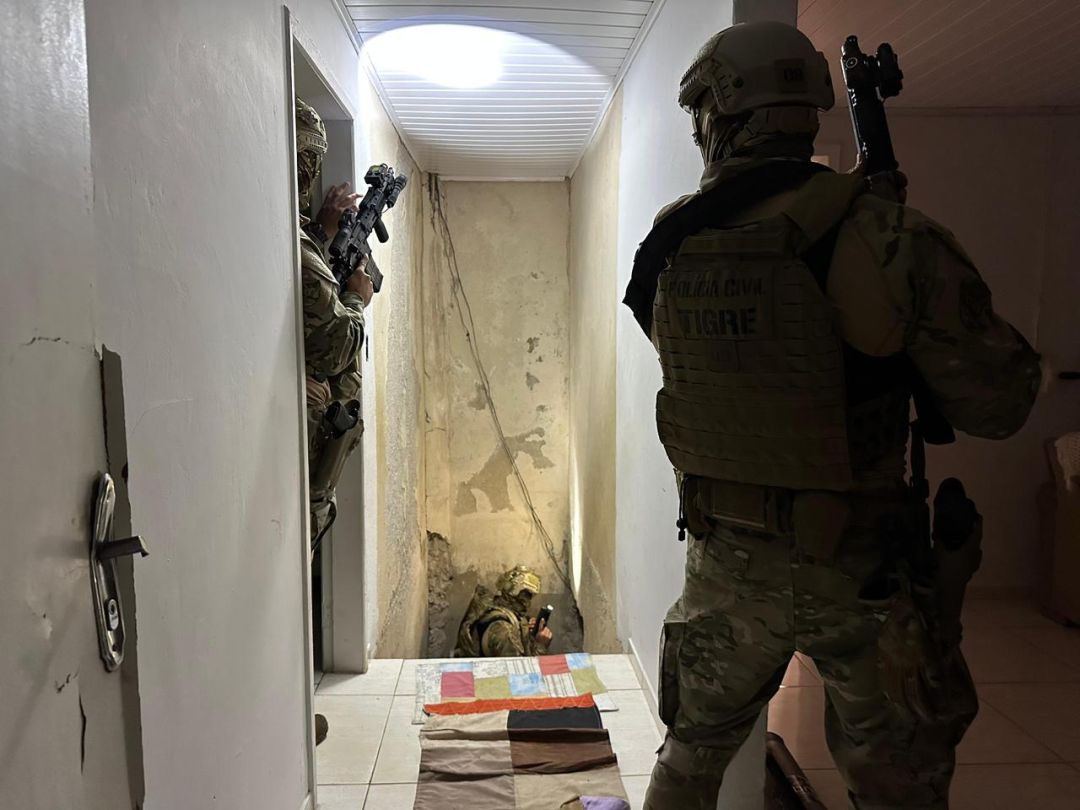 Megaoperação da Polícia Civil mira organização criminosa que tentava se instalar no Paraná