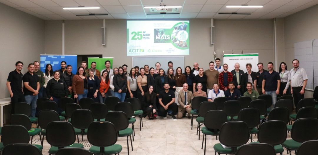 ACIT inicia edição 2026 do projeto ACIT nos Bairros com palestra sobre vendas no Jardim Coopagro