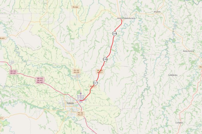 DER/PR homologa licitação das rodovias de concreto entre Assis Chateaubriand e Toledo