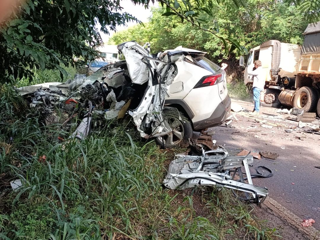 Acidente fatal bloqueia rodovia entre Missal e Medianeira na PR-495