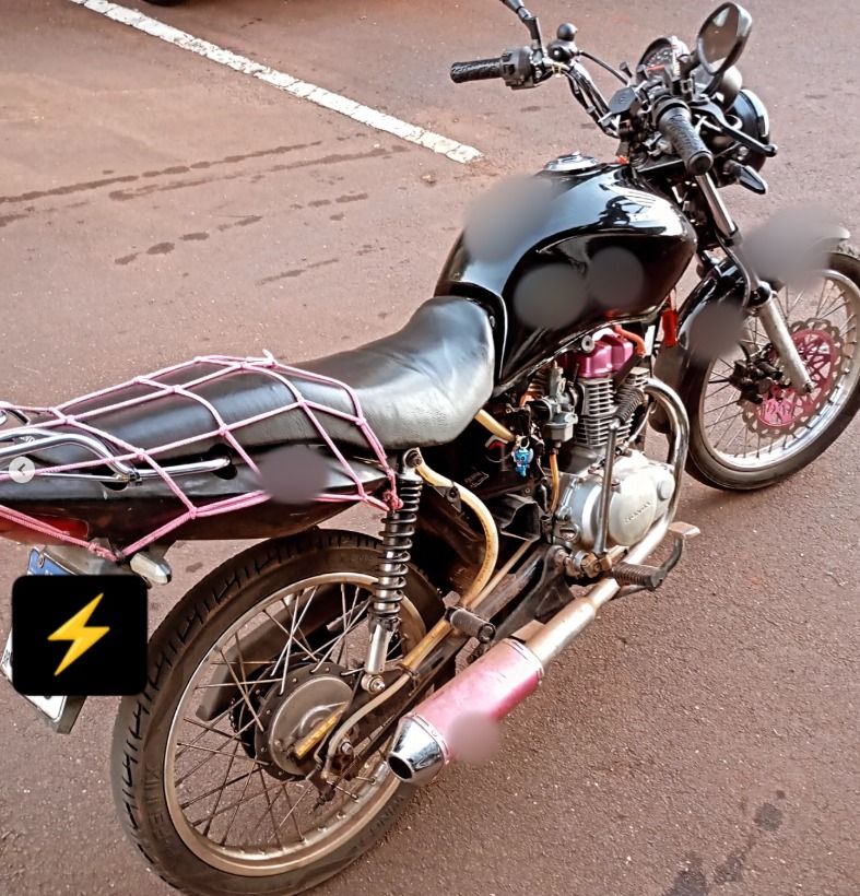 Polícia Militar apreende motocicleta com escapamento irregular em Toledo