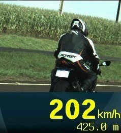 Moto é flagrada a 202 km/h e Amarok a 182 km/h na BR-163 entre Toledo e Marechal Cândido Rondon