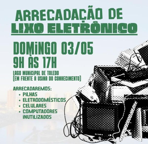 Jovens do Interact realizam campanha do lixo eletrônico