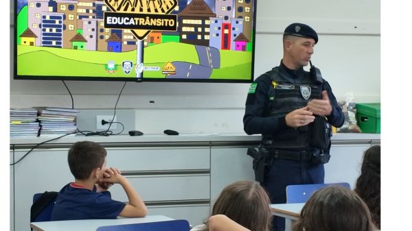 Guarda Municipal promove campanha “Maio Amarelo” para um trânsito seguro