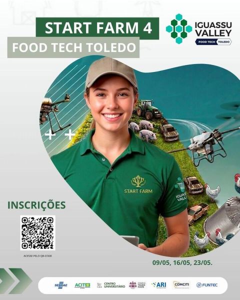 Start Farm: Toledo recebe neste sábado evento que une inovação e empreendedorismo no agro
