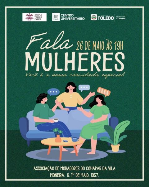 Vila Pioneiro receberá a próxima edição do “Fala Mulheres”