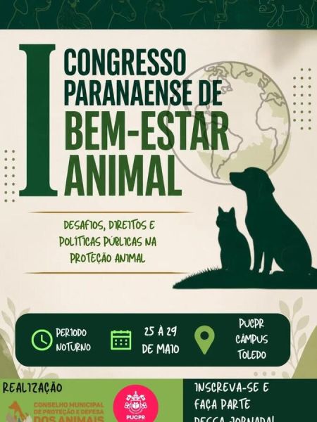 Vem aí o primeiro Congresso Paranaense de Bem-Estar Animal