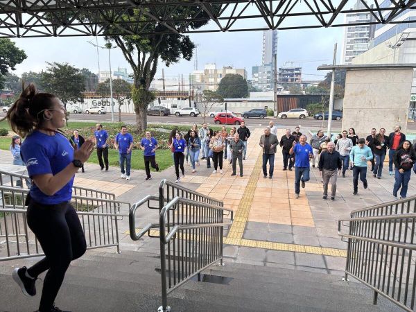Servidores participam do Dia do Desafio no Paço Municipal Alcides Donin