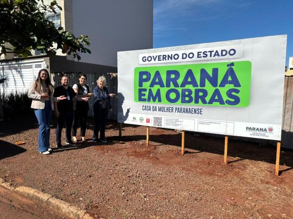 Obra da Casa da Mulher Paranaense em Toledo recebe vistoria