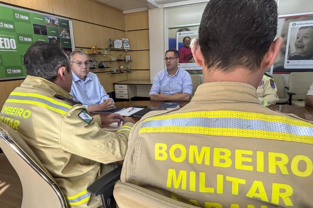Prefeitura e Corpo de Bombeiros avançam na definição de área para futuro Batalhão em Toledo