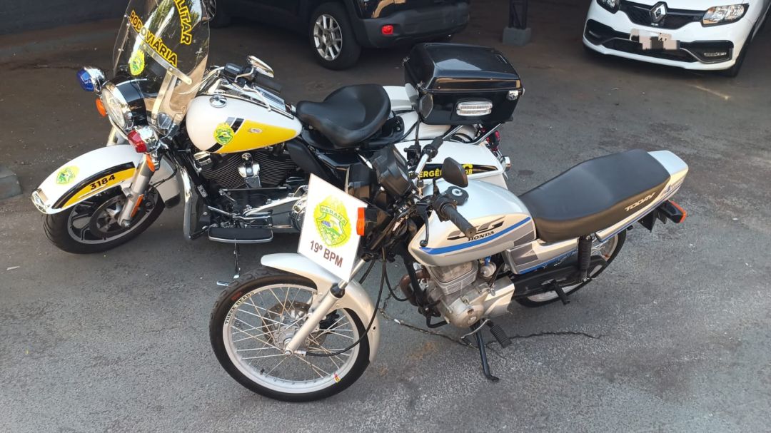 Polícia Rodoviária Estadual apreende motocicleta adulterada durante Operação Corpus Christi em Toledo