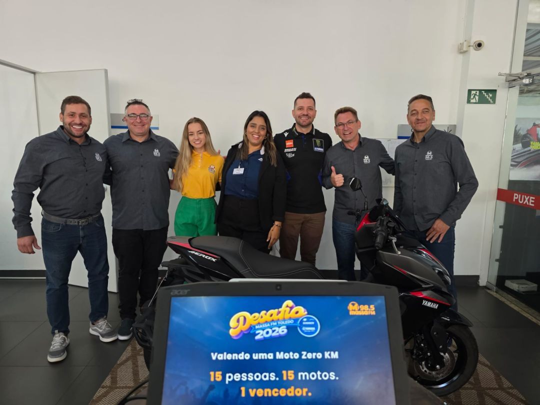 Inscrições para a segunda edição do Desafio Massa FM entram na reta final; prêmio é uma Yamaha Aerox zero km