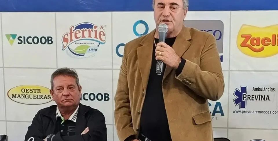 Agenor Piccinin se licencia e Celso Lopes assume presidência do Oeste Brasil FC