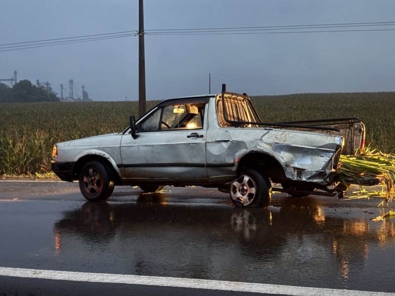 Acidente é registrado na BR-163 em Mercedes