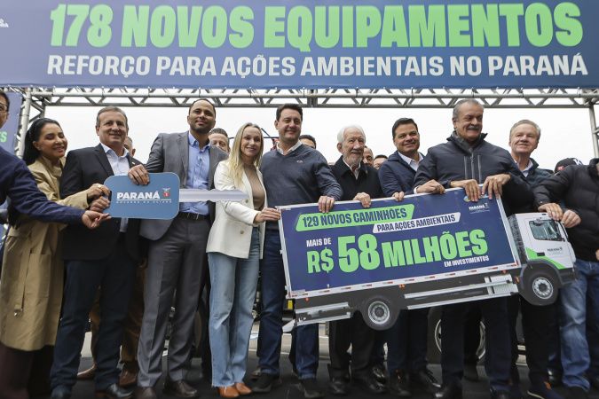 R$ 70,8 milhões: governador entrega veículos e equipamentos para fortalecer gestão ambiental