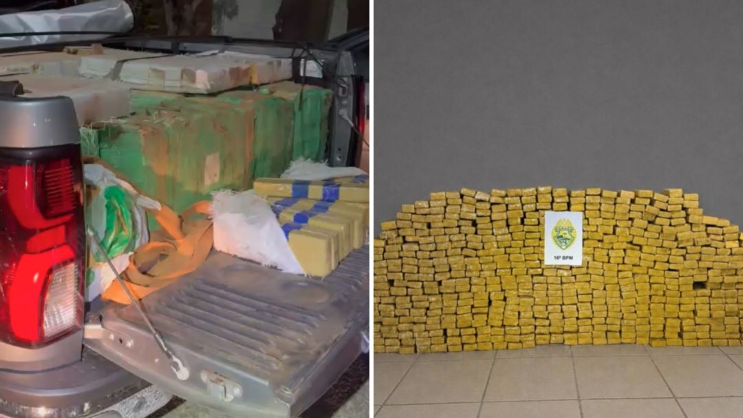 Carros com internet por satélite e histórico de contradições levam a prisões e apreensão de meia tonelada de maconha no PR