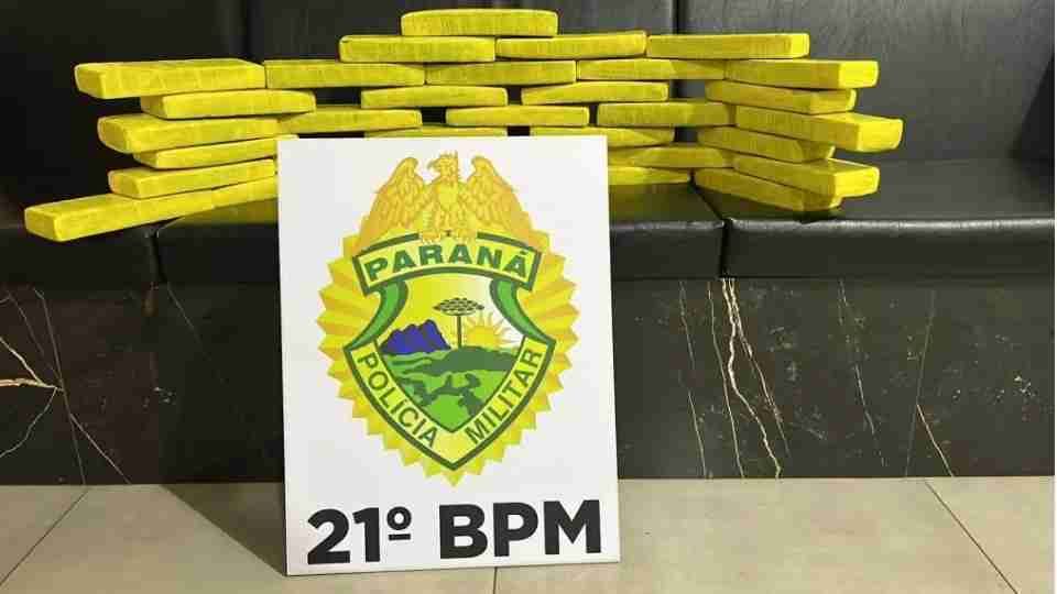 Mulher é presa com mais de 25 quilos de maconha na rodoviária de Francisco Beltrão