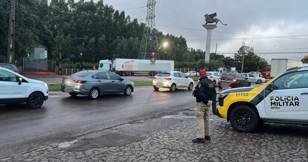 Operação da PRE reduz acidentes na Avenida Egydio Gerônymo Munaretto após sequência de sinistros