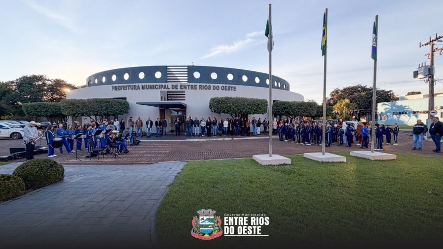 Entre Rios do Oeste comemora 33 anos de emancipação política
