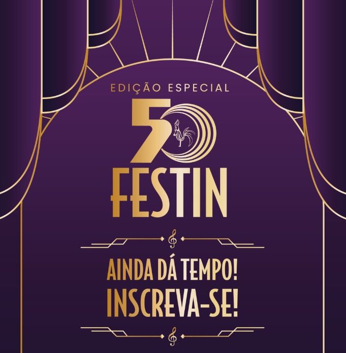 Prazo para inscrições no 50º Festin termina nesta sexta-feira (19)