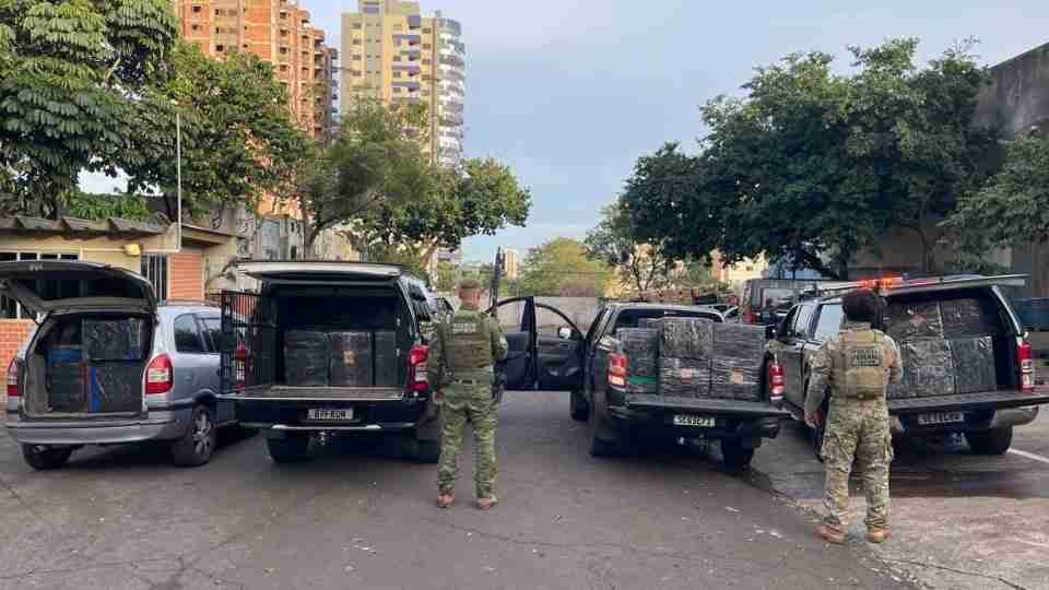 Carga de eletrônicos avaliada em R$ 8 milhões é apreendida em Foz do Iguaçu