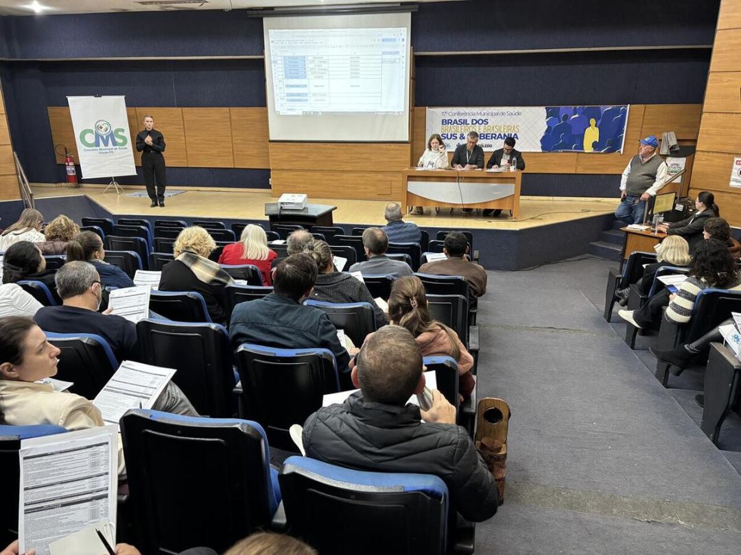 Toledo realiza 17ª Conferência Municipal de Saúde com foco no fortalecimento do SUS