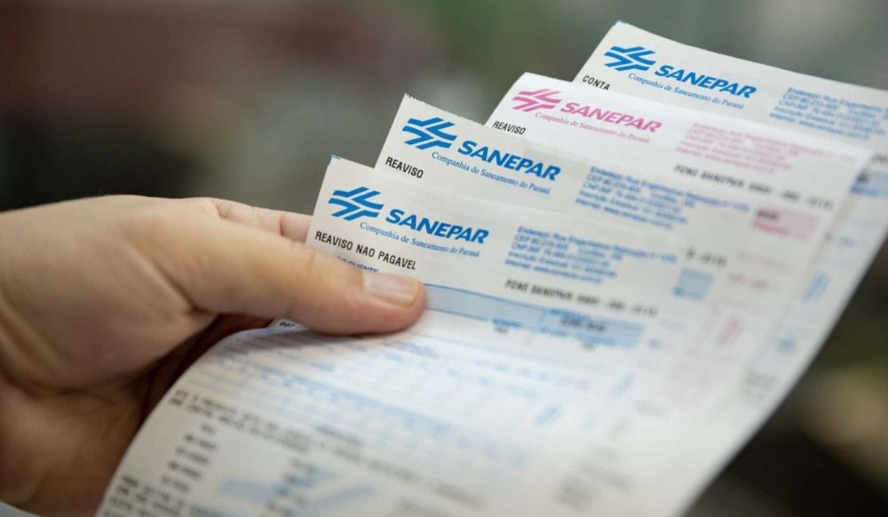 Conta de água fica 25% mais barata após Sanepar receber R$ 4 bilhões da União