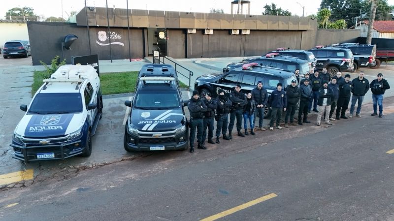 Operação contra furtos de caminhonetes cumpre mandados em Guaíra e no MS