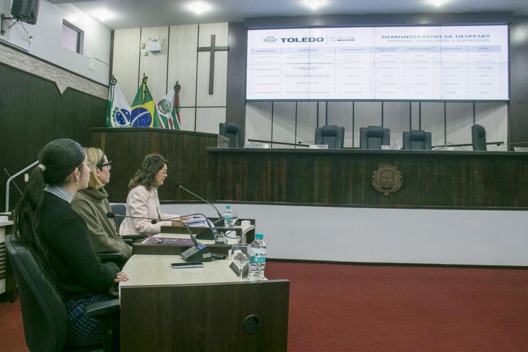 Secretaria da Mulher apresenta ações em audiência pública no Legislativo