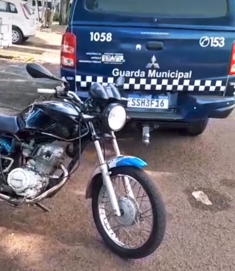 Menor tenta fugir da Guarda Municipal, mas é abordado com motocicleta de procedência paraguaia em Toledo