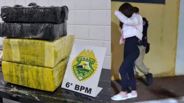 PM prende mulher com 21 kg de maconha em ônibus em Lindoeste