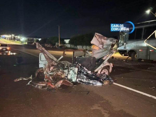Pais passam por acidente entre Assis Chateaubriand e Toledo e descobrem que filho morreu no local