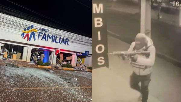 Mega-assalto no Paraguai: quadrilha usa explosivos, cerca policiais e invade bancos