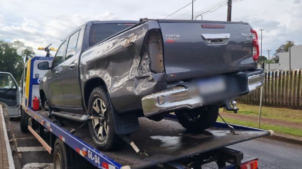 Camionete furtada de homem em tratamento médico é localizada entre Cascavel e Toledo