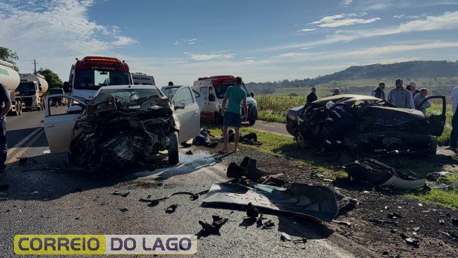 Tragédia na PR-317: colisão violenta deixa um morto e três feridos graves em Santa Helena
