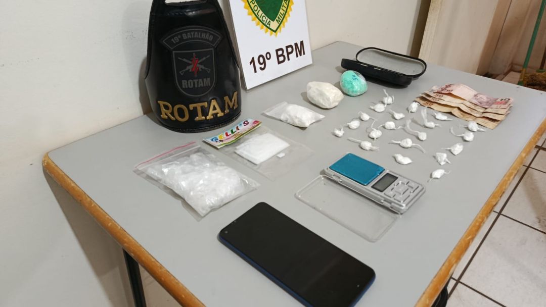 Homem é preso por tráfico de cocaína após denúncias no Jardim Coopagro, em Toledo
