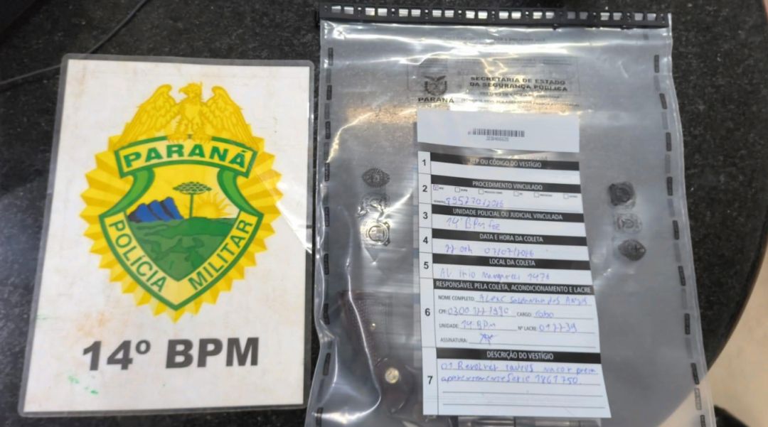 PM prende quatro suspeitos após tentativa de roubo e apreende arma de fogo em Foz do Iguaçu