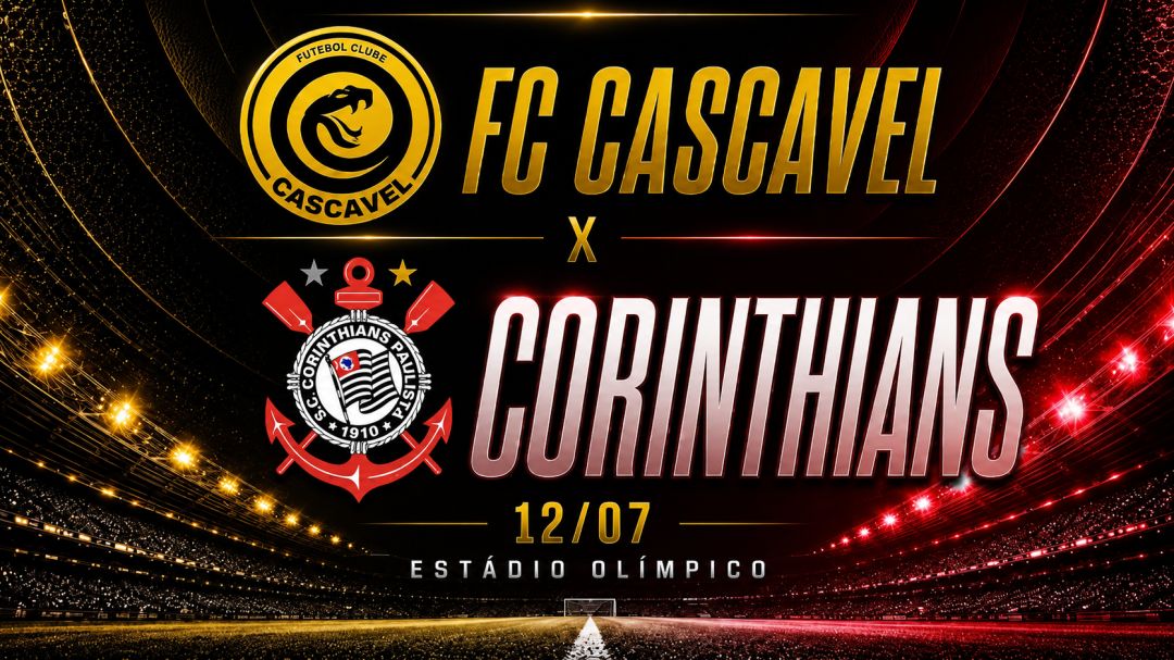 Corinthians enfrenta o FC Cascavel em amistoso no Estádio Olímpico Regional, em Cascavel