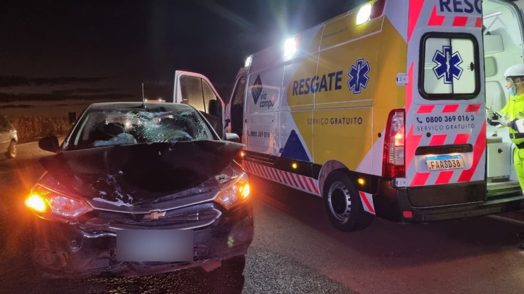 Motociclista que comprou moto hoje fica ferido em acidente na BR-163 em Sede Alvorada