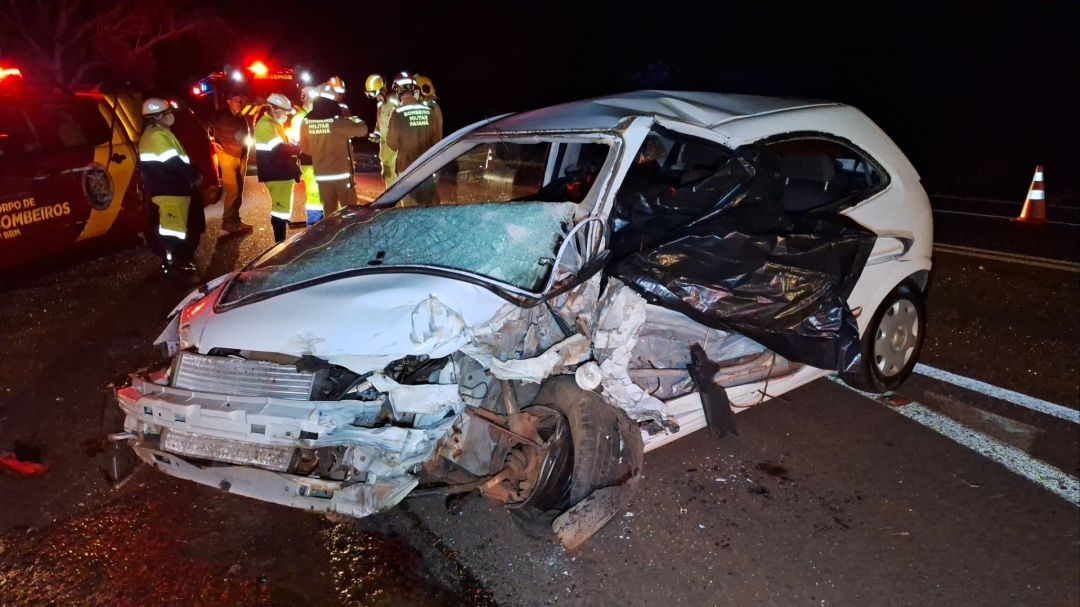 Acidente na BR-369 entre Cascavel e Corbélia resulta em morte de motorista