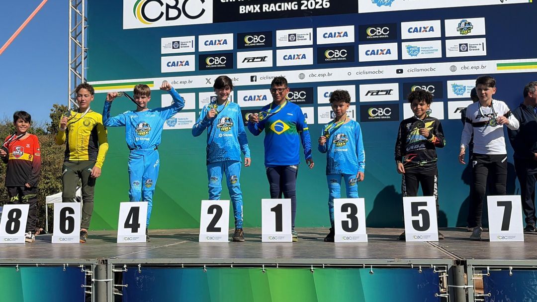 Atleta de Toledo, Heitor Isaque conquista dois títulos no Campeonato Brasileiro de BMX